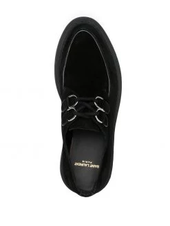 Saint Laurent Teddy suede lace-up shoes