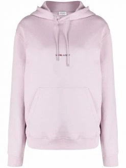 Saint Laurent logo-print drawstring hoodie