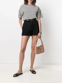 Saint Laurent horizontal-stripe short-sleeve T-shirt