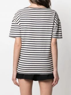 Saint Laurent horizontal-stripe short-sleeve T-shirt