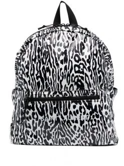 Saint Laurent Nuxx leopard-print backpack