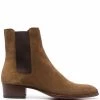 Saint Laurent Wyatt 40mm suede Chelsea boots