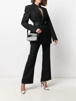 Saint Laurent logo-embossed crossbody bag