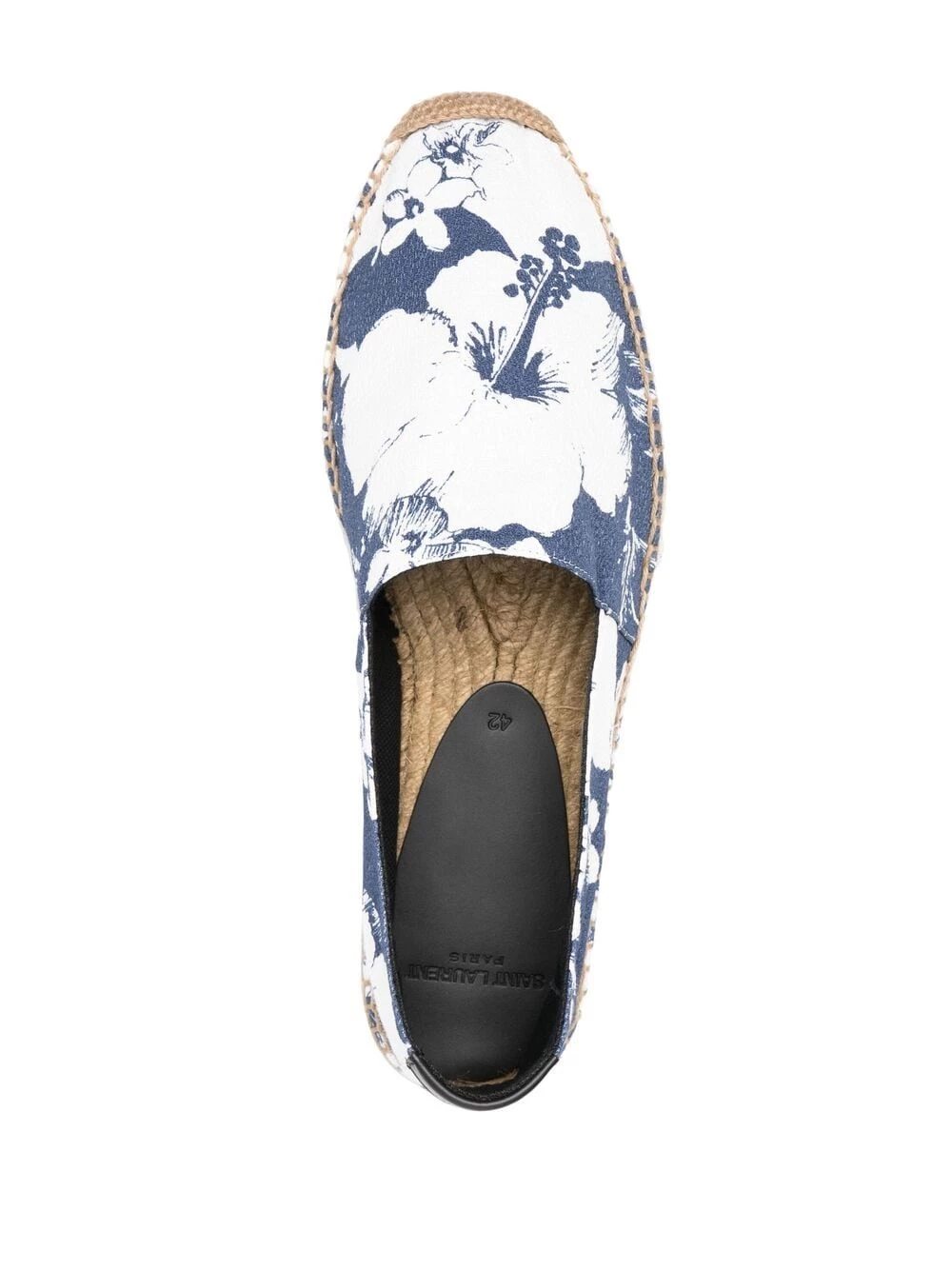 Saint Laurent floral-print espadrilles
