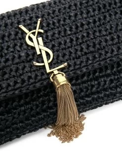 Saint Laurent Kate 99 woven shoulder bag