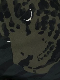 Saint Laurent Leopard Nocturne printed swim shorts