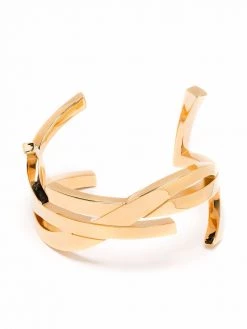 Saint Laurent monogram cuff bracelet