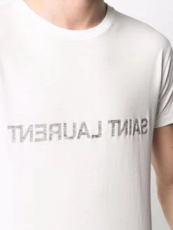 Saint Laurent reverse logo-print T-shirt