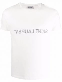 Saint Laurent reverse logo-print T-shirt