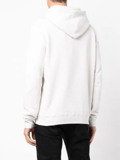 Saint Laurent optical illusion-print relaxed hoodie