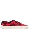 Saint Laurent botanical-print low-top sneakers