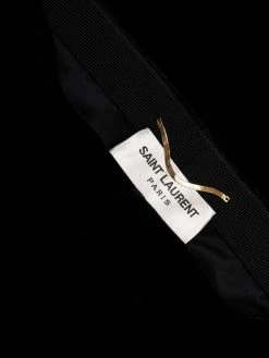 Saint Laurent high-waisted tailored velvet leggings