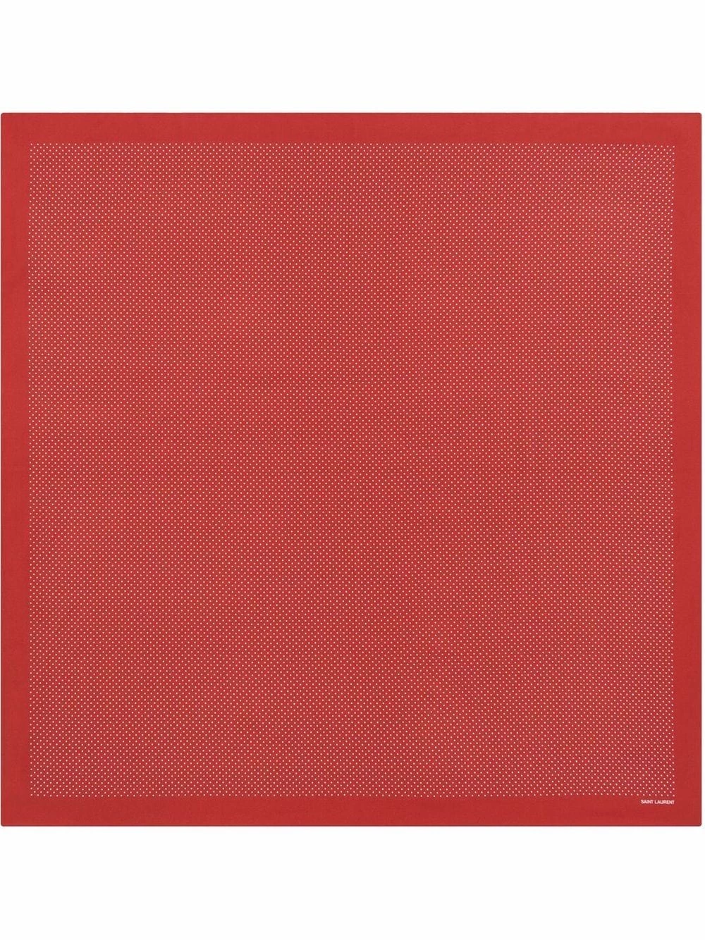 Saint Laurent polka dot scarf