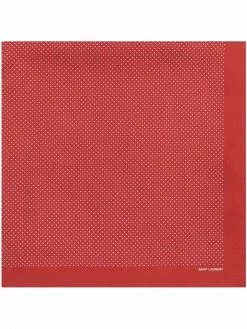 Saint Laurent polka dot scarf