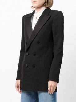 Saint Laurent double-breasted wool blazer