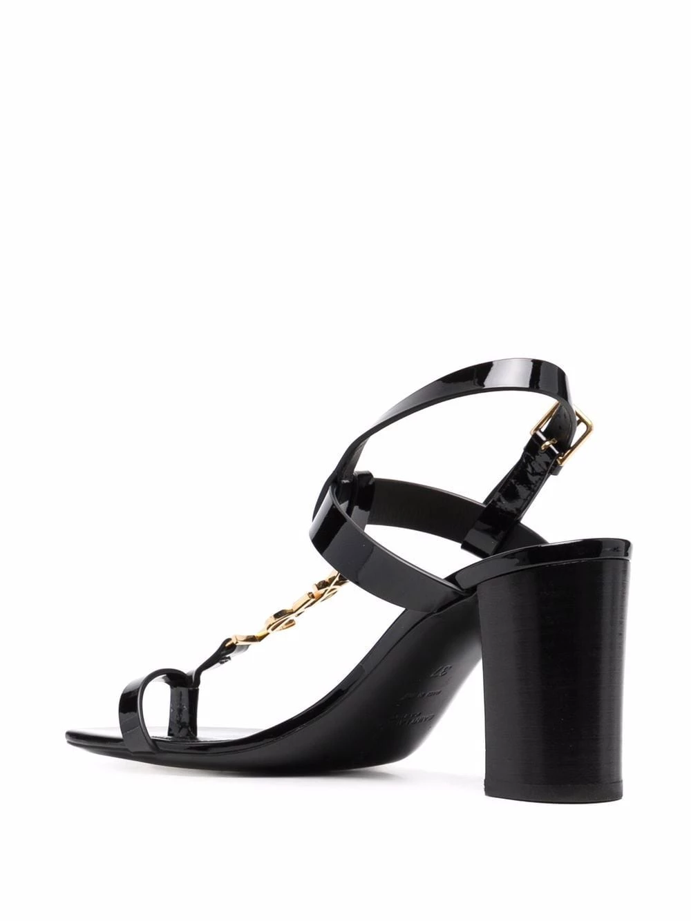 Saint Laurent Cassandra logo 75mm sandals