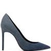 Saint Laurent 100mm denim pumps