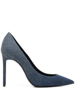 Saint Laurent 100mm denim pumps