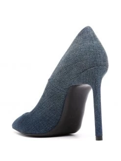 Saint Laurent 100mm denim pumps