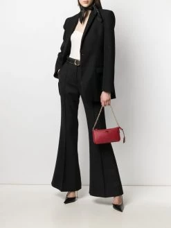 Saint Laurent ribbed strapless top