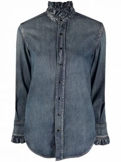 Saint Laurent long-sleeve denim shirt
