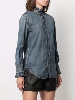 Saint Laurent long-sleeve denim shirt