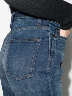 Saint Laurent flared high-waisted jeans