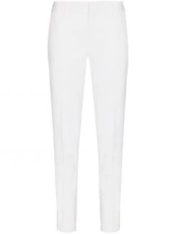 Saint Laurent pleated front slim-fit trousers