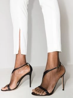 Saint Laurent pleated front slim-fit trousers