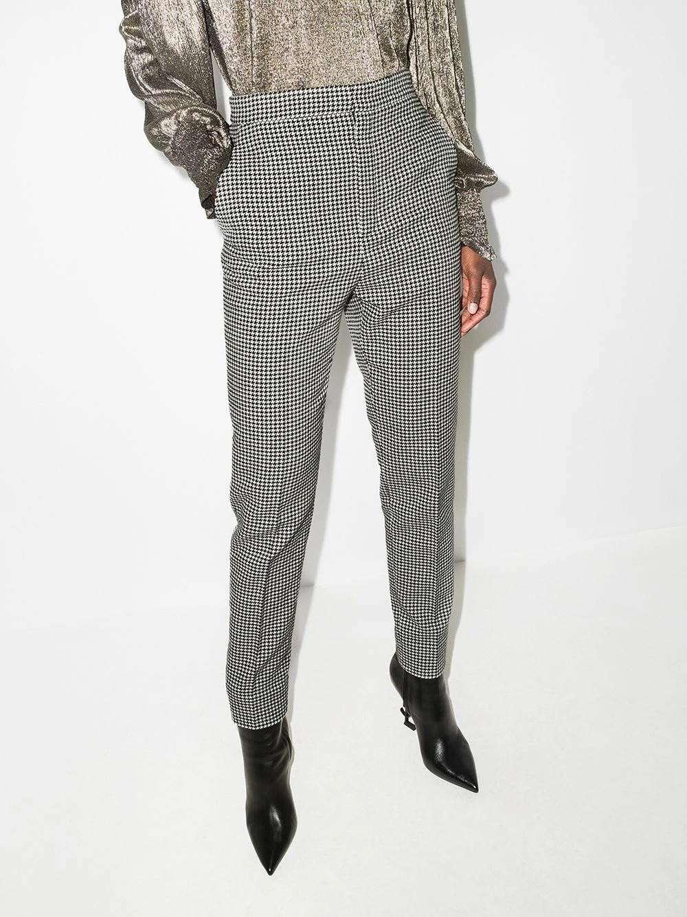 Saint Laurent houndstooth tailored trousers