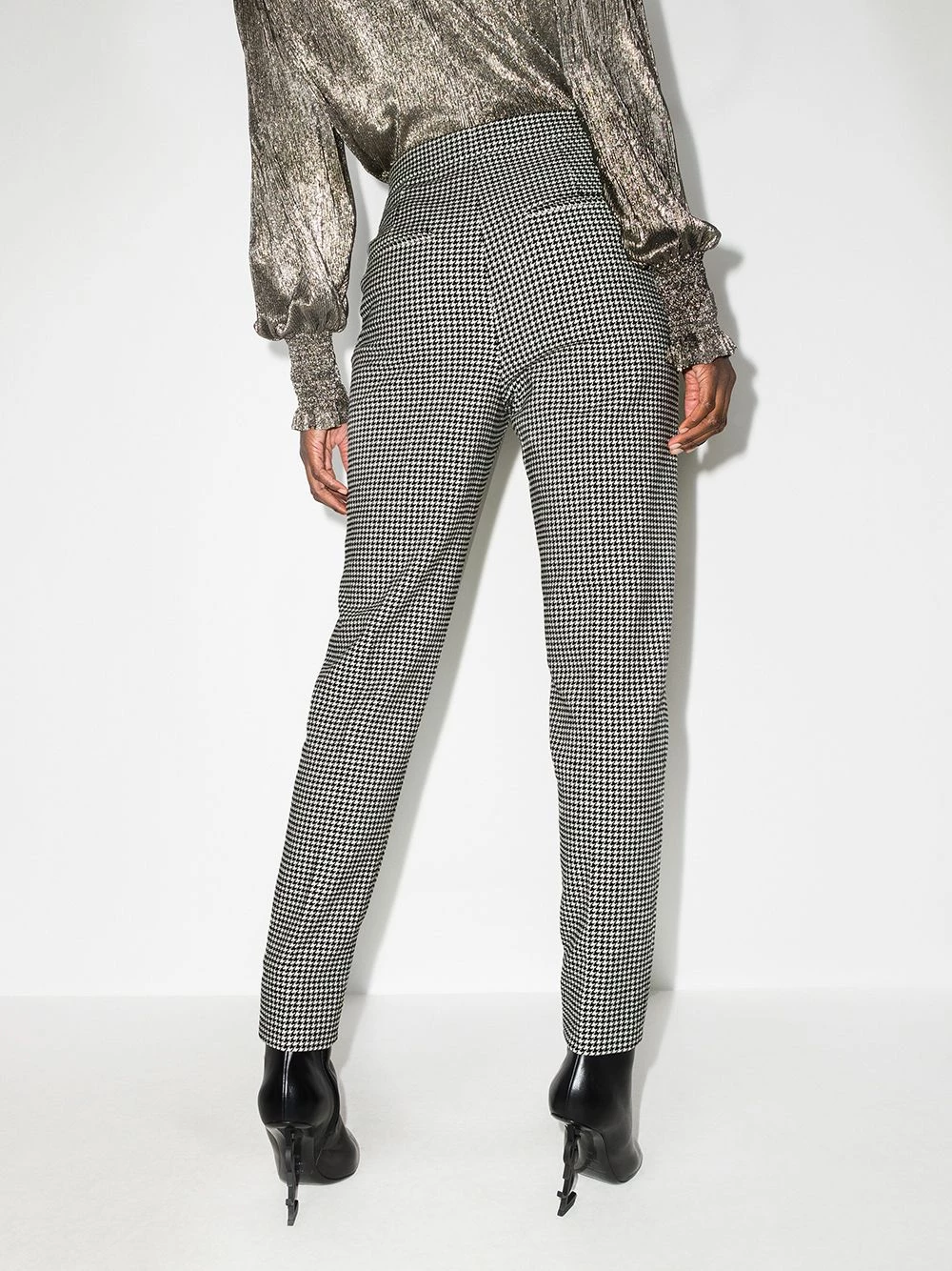 Saint Laurent houndstooth tailored trousers