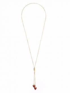 Saint Laurent strawberry-charm bolo necklace