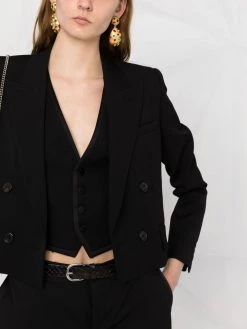 Saint Laurent virgin wool waistcoat