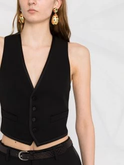 Saint Laurent virgin wool waistcoat