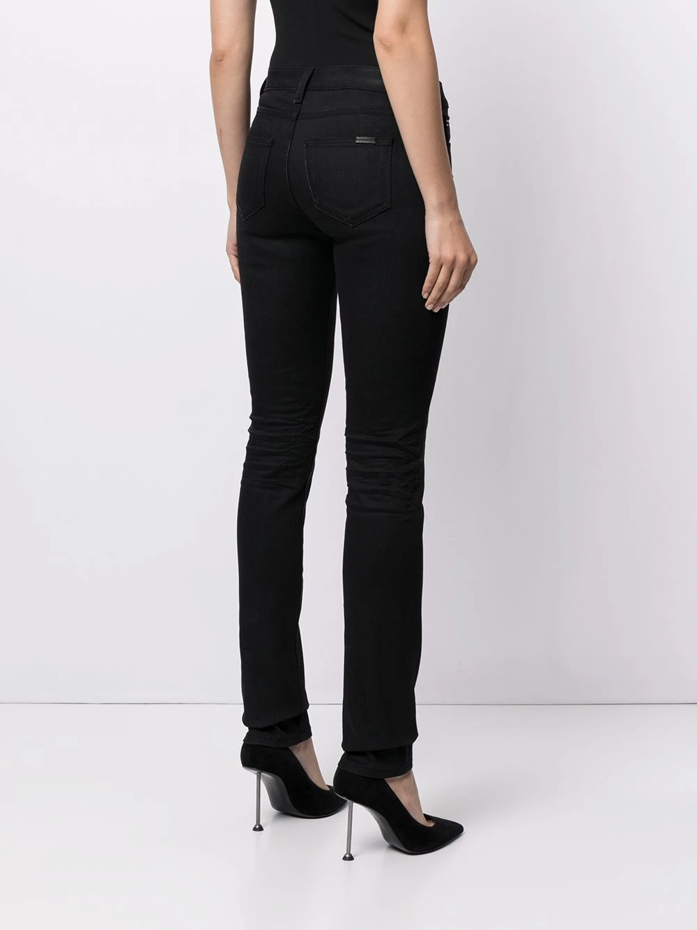 Saint Laurent skinny mid-rise jeans