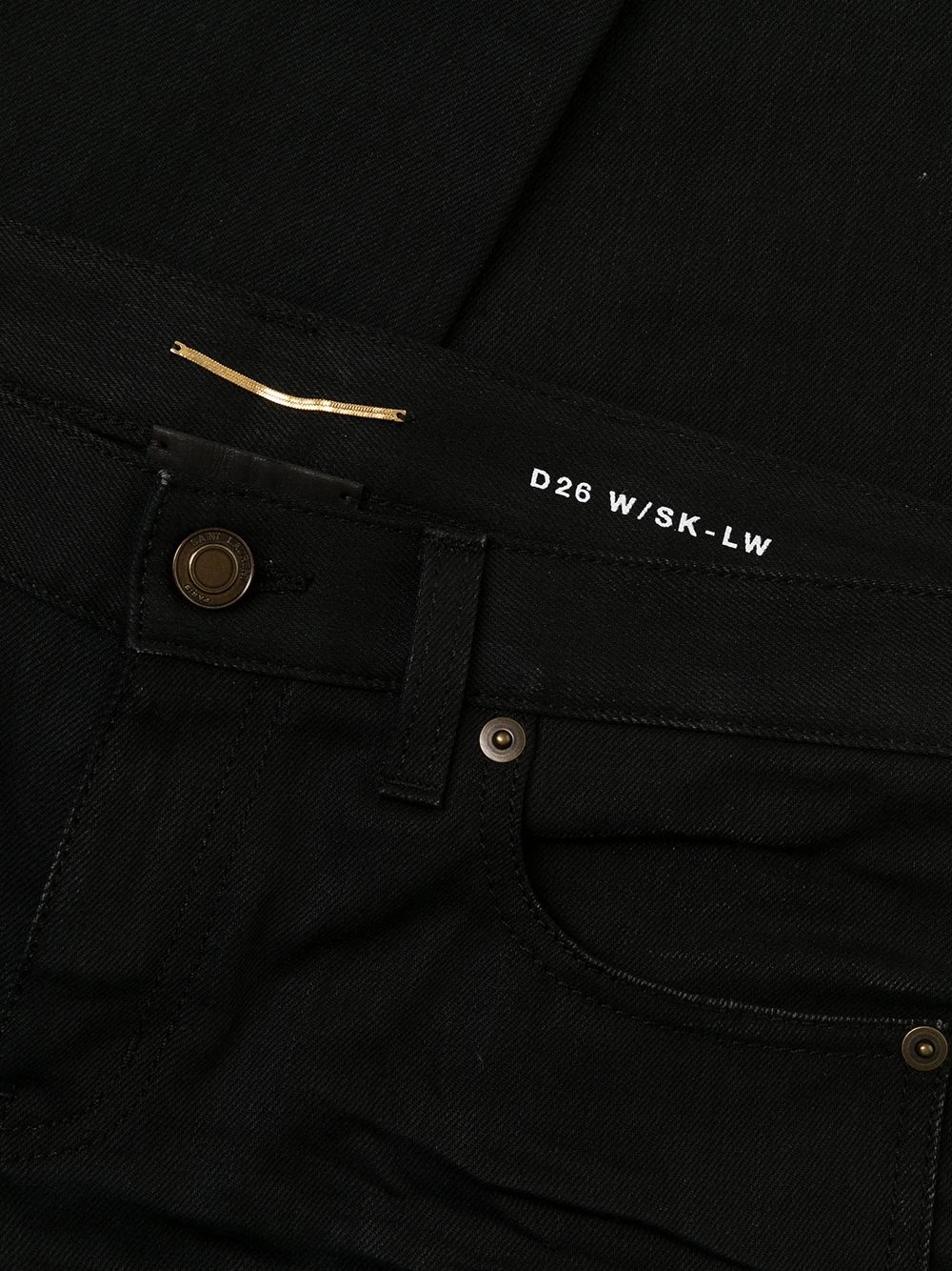 Saint Laurent skinny mid-rise jeans