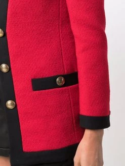 Saint Laurent contrast-trim blazer