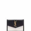 Saint Laurent YSL logo plaque wallet