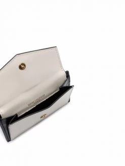 Saint Laurent YSL logo plaque wallet