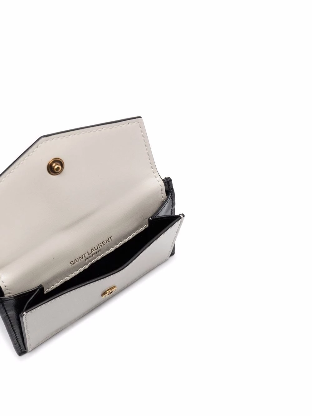 Saint Laurent YSL logo plaque wallet