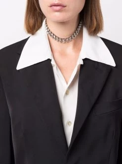 Saint Laurent double-strand necklace