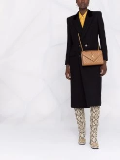 Saint Laurent diamond-pattern crossbody bag