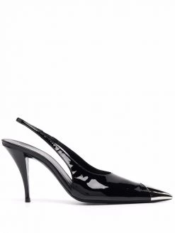 Saint Laurent patent leather slingback pumps