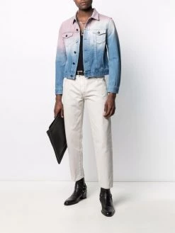 Saint Laurent gradient-effect denim jacket