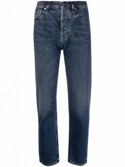Saint Laurent high-waisted cropped jeans