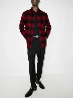 Saint Laurent check-pattern flannel shirt