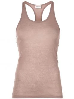 Saint Laurent semi-sheer tank top