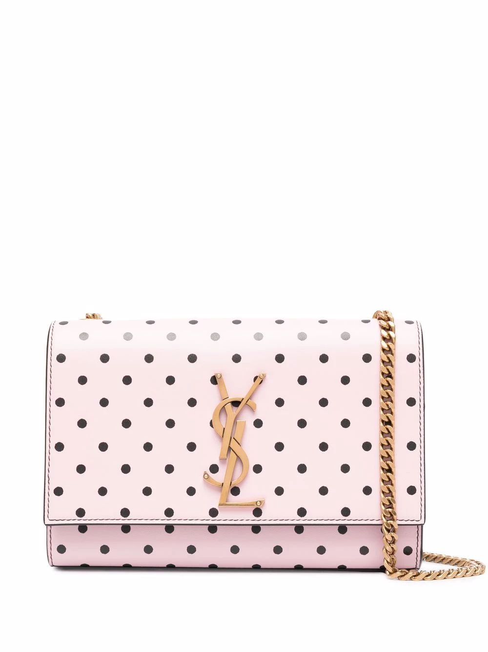 Saint Laurent small Kate polka dot shoulder bag