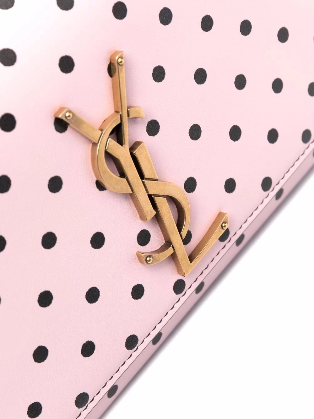 Saint Laurent small Kate polka dot shoulder bag