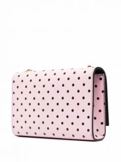 Saint Laurent small Kate polka dot shoulder bag